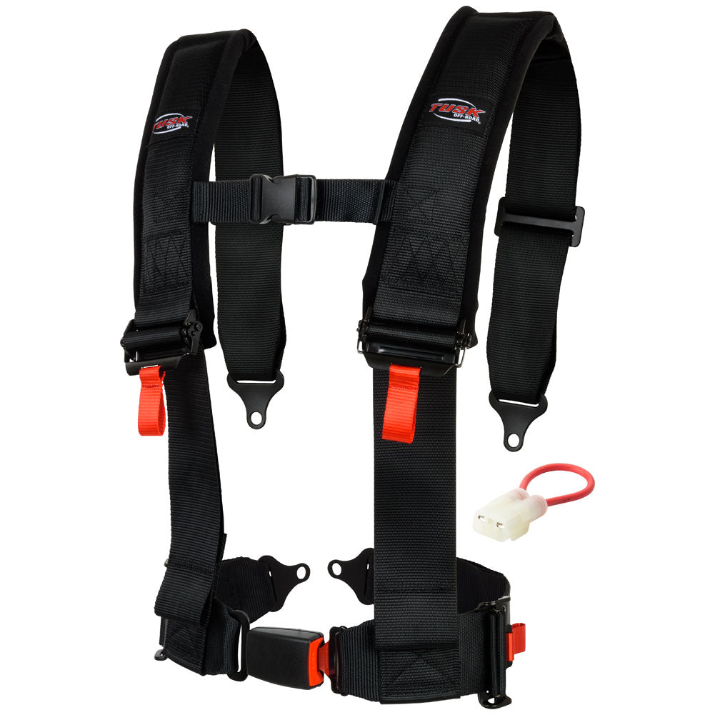 Tusk 4 Point 3 inch H-Style Safety Harness Honda Talon 1000R-4 Fox Live Valve 2020–2025 - Adventure Parts