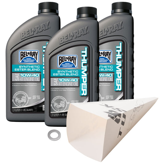 Tusk 4-Stroke Oil Change Kit Kawasaki MULE Pro-FX 820 2016–2023 - Adventure Parts