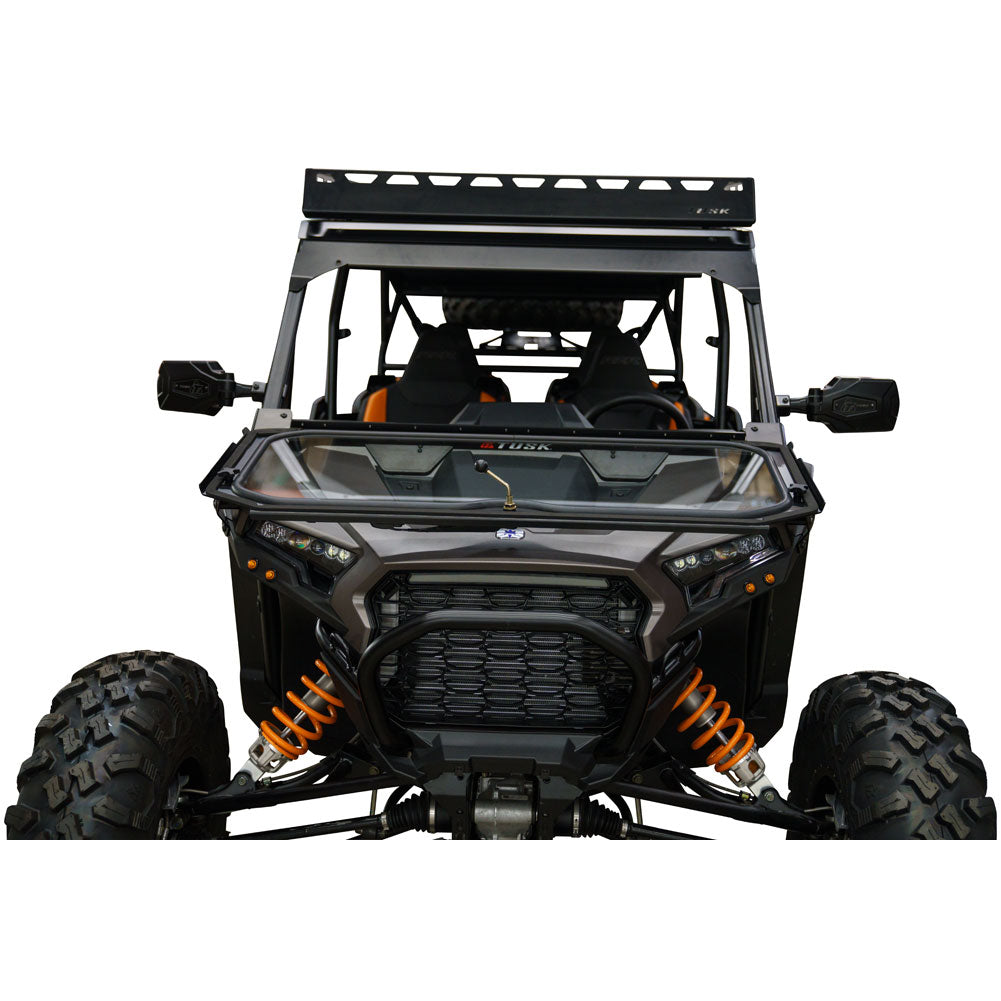 Tusk UTV Folding Glass Windshield with Windshield Wiper Polaris RZR XP 1000 Premium 2024–2025 - Adventure Parts
