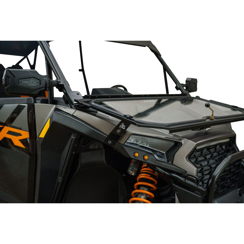 Tusk UTV Folding Glass Windshield with Windshield Wiper Polaris RZR XP 1000 Premium 2024–2025 - Adventure Parts