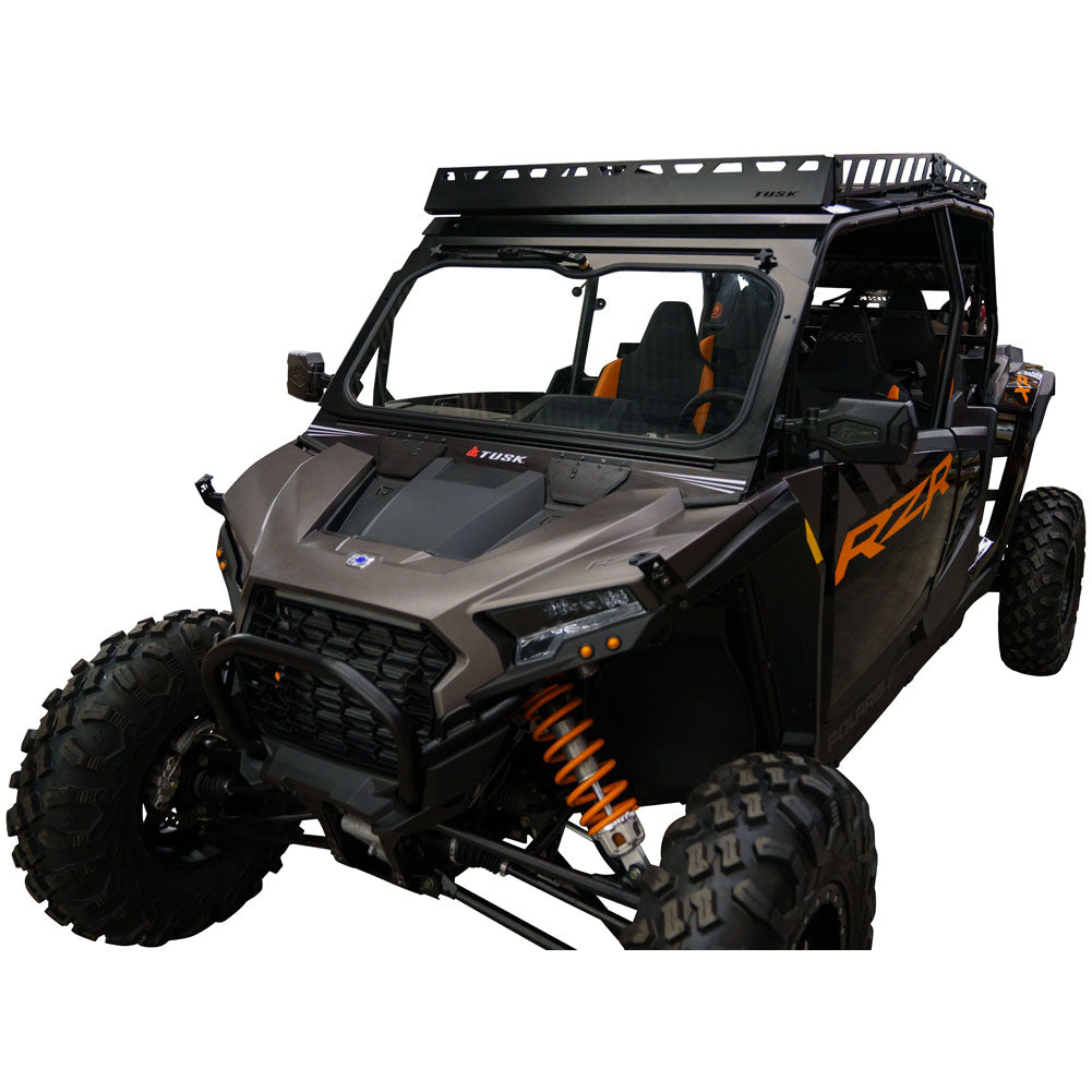 Tusk UTV Folding Glass Windshield with Windshield Wiper Polaris RZR XP 1000 Premium 2024–2025 - Adventure Parts