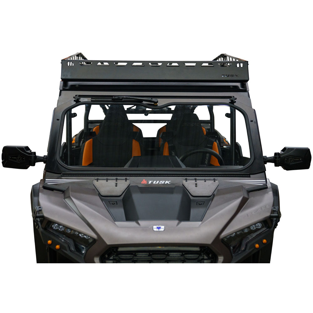 Tusk UTV Folding Glass Windshield with Windshield Wiper Polaris RZR XP 1000 Premium 2024–2025 - Adventure Parts