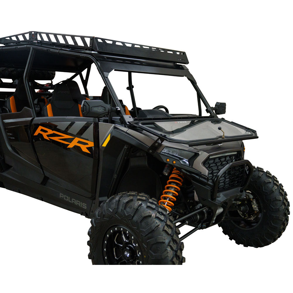 Tusk UTV Folding Glass Windshield with Windshield Wiper Polaris RZR XP 1000 Premium 2024–2025 - Adventure Parts