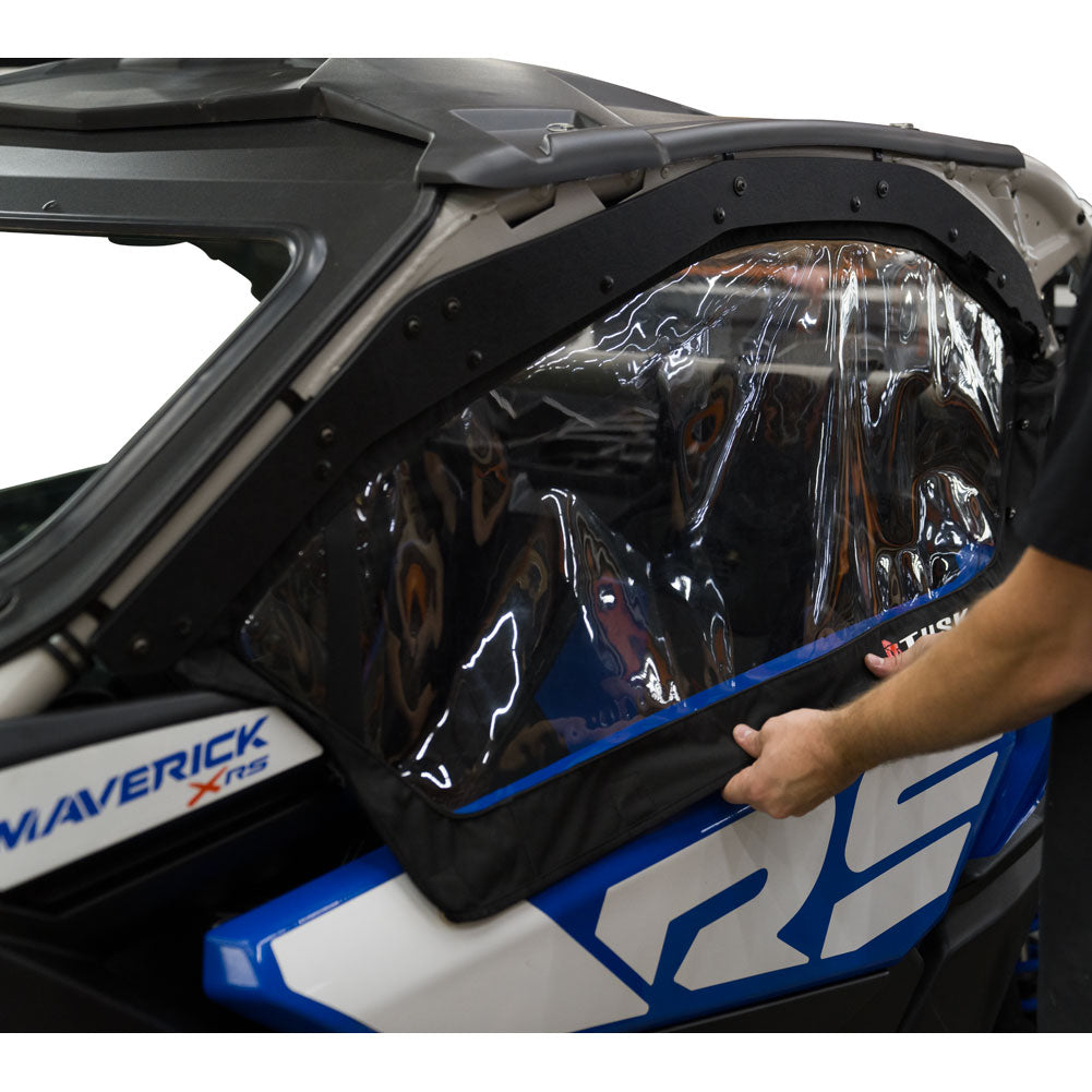 Tusk Zipperless Upper Door Kit Can-Am Maverick X3 900/DS/RS/Turbo/X 2017-2025
