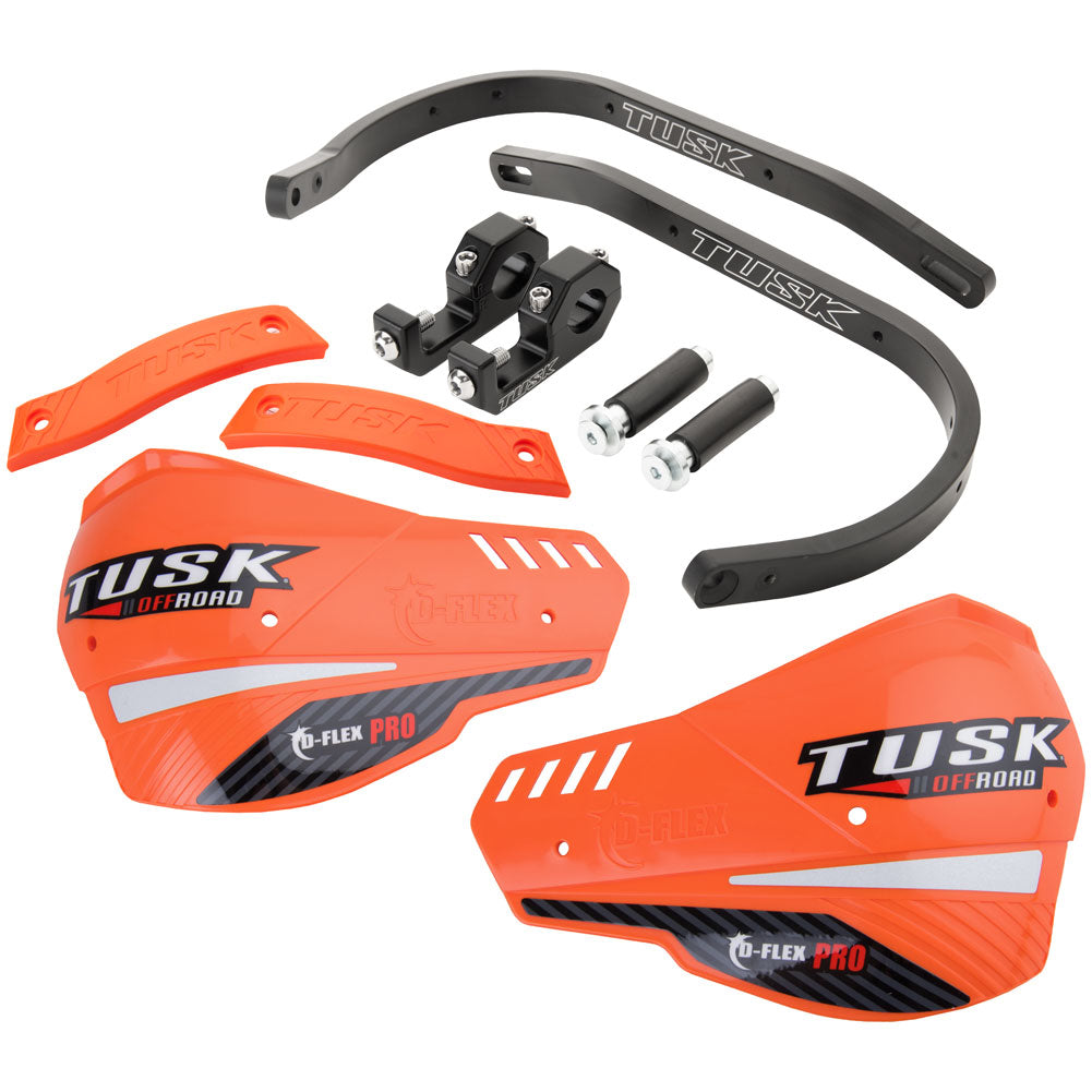 Tusk D-Flex Pro Adventure Handguards Kawasaki KLR650 1987–2026 - Adventure Parts