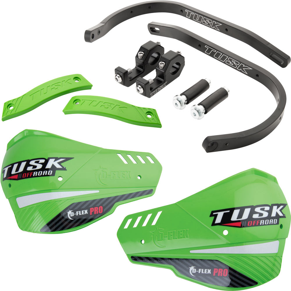 Tusk D-Flex Pro Adventure Handguards Kawasaki KLR650 1987–2026 - Adventure Parts
