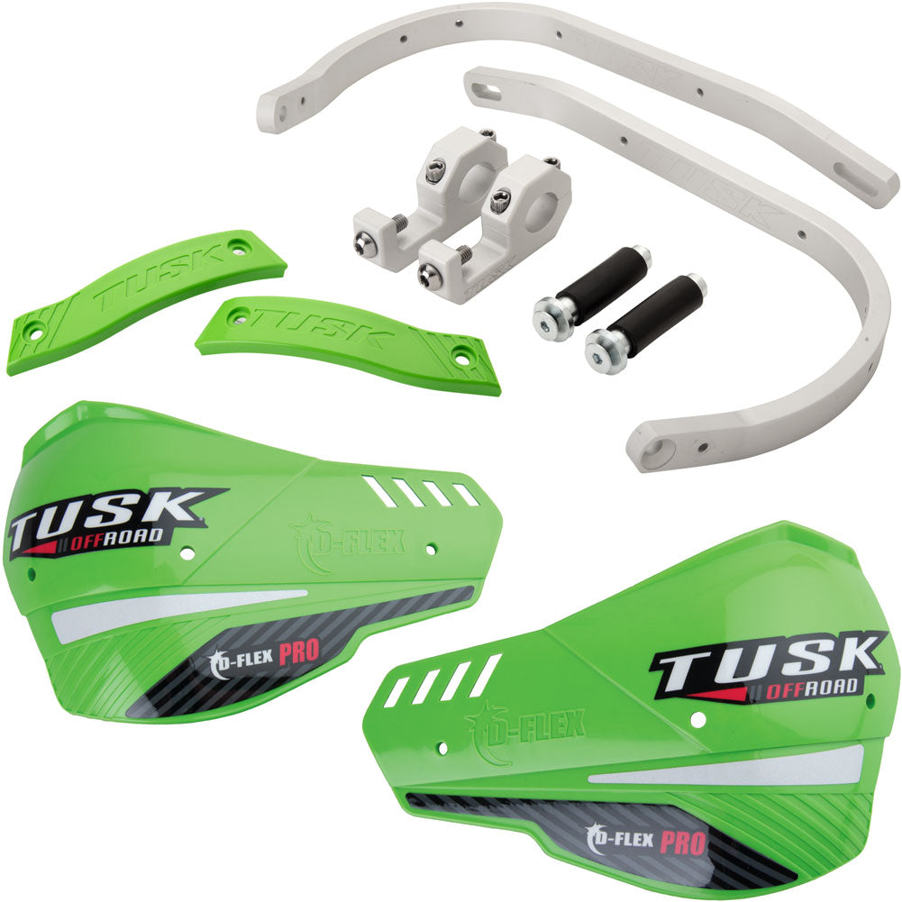 Tusk D-Flex Pro Adventure Handguards Kawasaki KLR650 1987–2026 - Adventure Parts