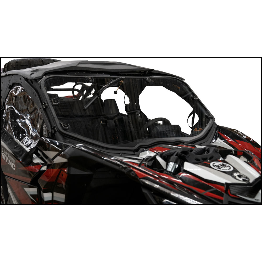 Tusk UTV Full View Glass Windshield with Windshield Wiper Can-Am Maverick X3 900 HO 64 Inch 2017-2024 - Adventure Parts
