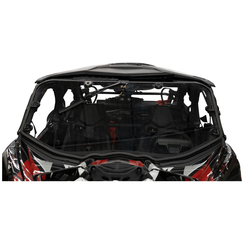 Tusk UTV Full View Glass Windshield with Windshield Wiper Can-Am Maverick X3 900 HO 64 Inch 2017-2024 - Adventure Parts