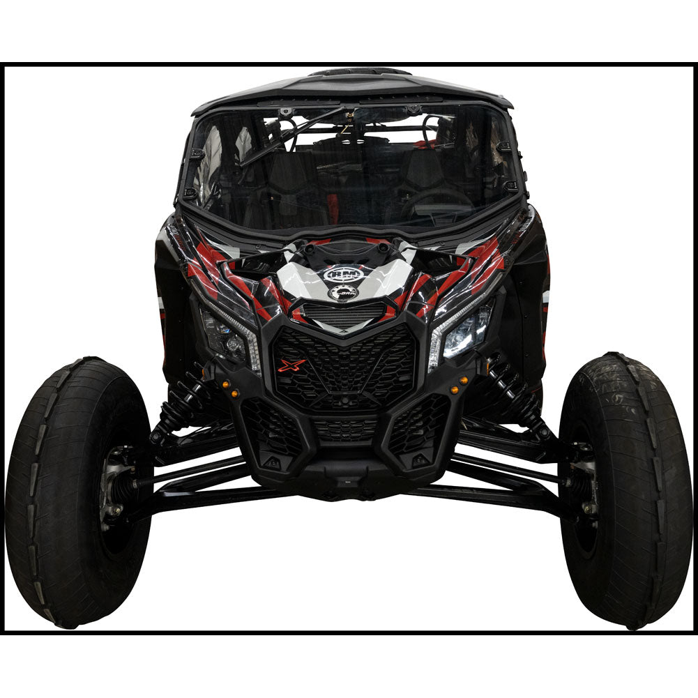 Tusk UTV Full View Glass Windshield with Windshield Wiper Can-Am Maverick X3 900 HO 64 Inch 2017-2024 - Adventure Parts