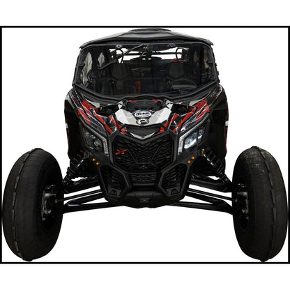 Tusk UTV Full View Glass Windshield with Windshield Wiper Can-Am Maverick X3 900 HO 64 Inch 2017-2024 - Adventure Parts