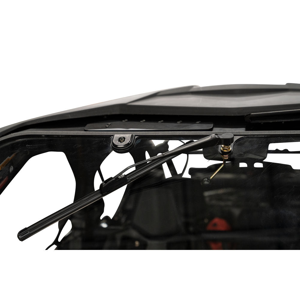 Tusk UTV Full View Glass Windshield with Windshield Wiper Can-Am Maverick X3 900 HO 64 Inch 2017-2024 - Adventure Parts