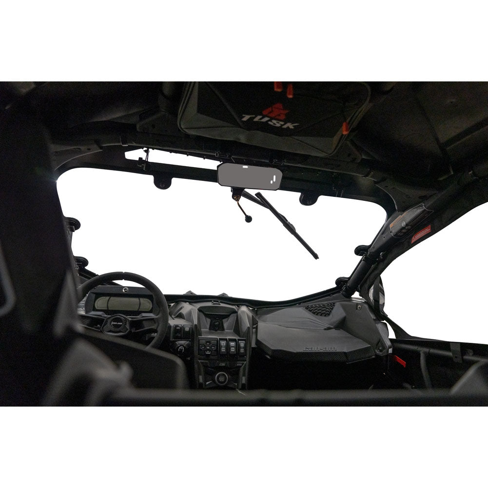 Tusk UTV Full View Glass Windshield with Windshield Wiper Can-Am Maverick X3 900 HO 64 Inch 2017-2024 - Adventure Parts