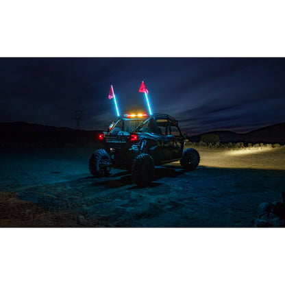 Tusk UTV LED Rock Light Kit and Lighted Whips