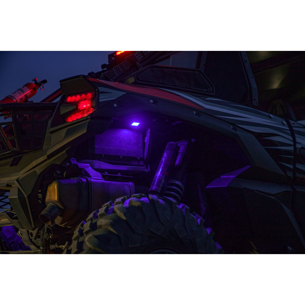 Tusk UTV LED Rock Light Kit and Lighted Whips