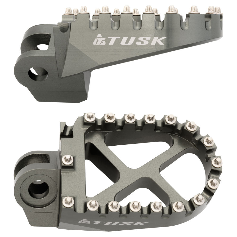Tusk Billet Race Foot Pegs Suzuki RM125 1991–2002 - Adventure Parts