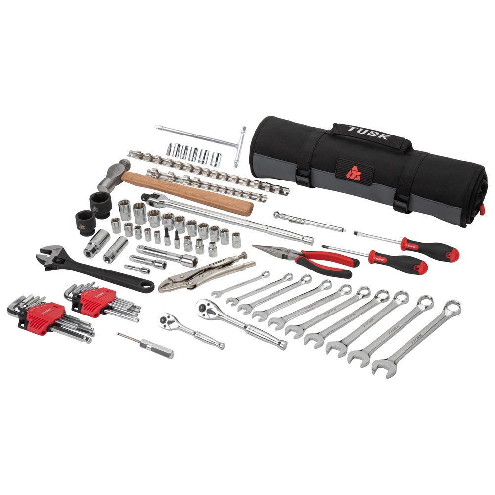 Tusk UTV Tool Roll Kit with Belt Removal Tools Kawasaki Teryx KRX