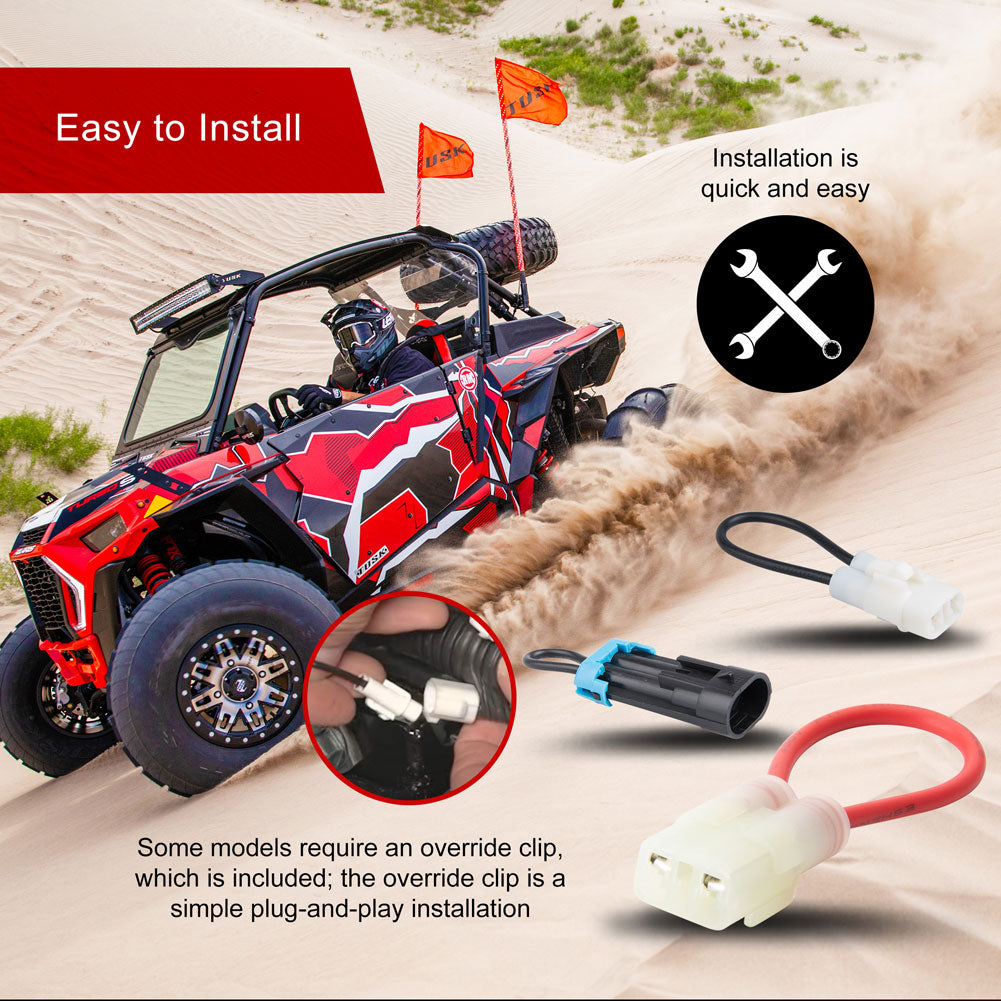 Tusk 4 Point 3 inch H-Style Safety Harness Can-Am Defender HD10 Max DPS 2017–2025