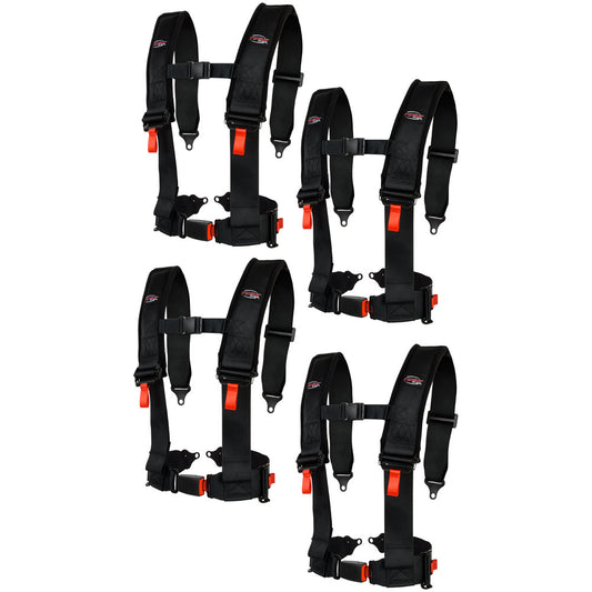 Tusk 4 Point 3 inch H-Style Safety Harness Polaris RZR 4 800 2010–2014 - Adventure Parts