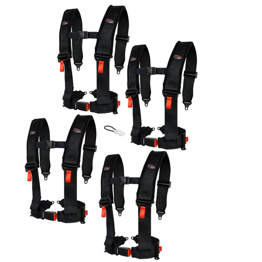 Tusk 4 Point 3 inch H-Style Safety Harness Yamaha Wolverine RMAX4 1000 2020-2025