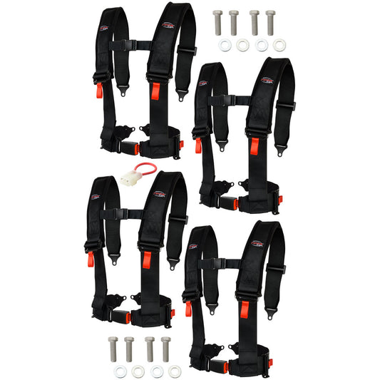 Tusk 4 Point 3 inch H-Style Safety Harness Honda Talon 1000R-4 Fox Live Valve 2020–2024