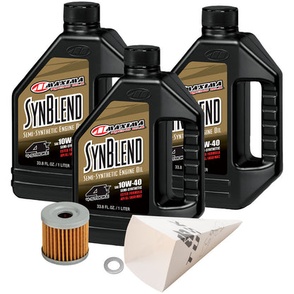 Tusk 4-Stroke Oil Change Kit Suzuki Z400 QUADSPORT 2003–2009 - Adventure Parts
