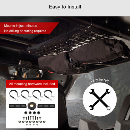 Tusk Aluminum MOLLE Panel Overhead Polaris RZR XP 1000 Premium 2024–2026