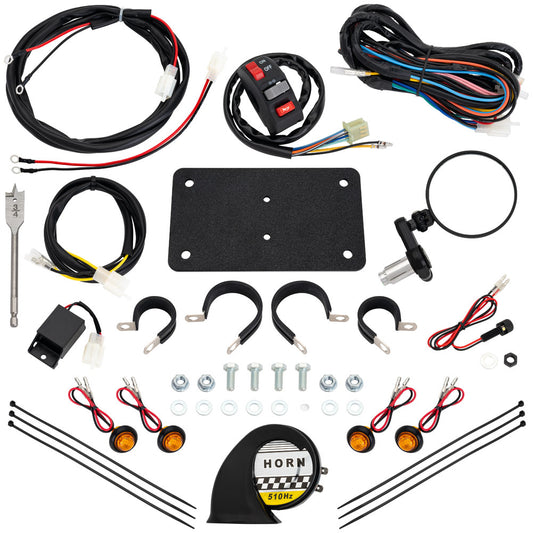 Tusk ATV Horn & Signal Kit with Recessed Signals Arctic Cat 1000 LTD 1996-2024