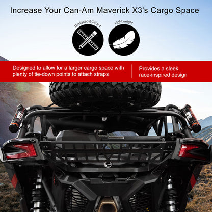 Tusk Cargo Barricade Can-Am Maverick X3 900 HO 64 Inch 2017-2025