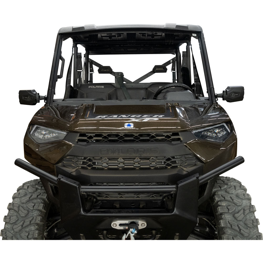 Tusk Pivot Folding UTV Mirror Kit w/A-pillar Mounts Polaris Ranger 2018-2025 - Adventure Parts
