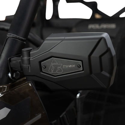 Tusk Pivot Folding UTV Mirror Kit w/A-pillar Mounts Polaris Ranger 2018-2025 - Adventure Parts