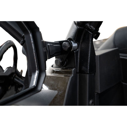 Tusk Pivot Folding UTV Mirror Kit w/A-pillar Mounts Polaris Ranger 2018-2025 - Adventure Parts