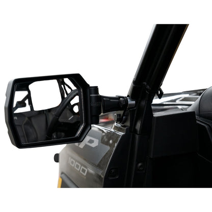 Tusk Pivot Folding UTV Mirror Kit w/A-pillar Mounts Polaris Ranger 2018-2025 - Adventure Parts