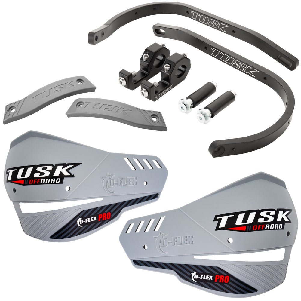 Tusk D-Flex Pro Adventure Handguards Kawasaki KLR650 1987–2026 - Adventure Parts