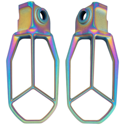 Tusk Blitz Titanium Moto Foot Pegs Jet Fuel KTM 105 SX 1998-2023 - Adventure Parts