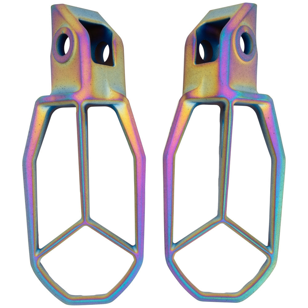 Tusk Blitz Titanium Moto Foot Pegs Jet Fuel KTM 125 SX (Fuel Injected) 2022-2026 - Adventure Parts