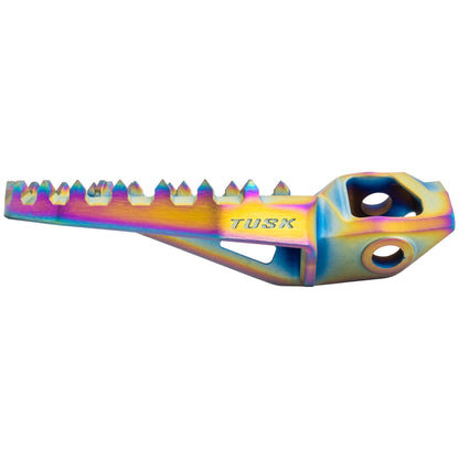 Tusk Blitz Titanium Moto Foot Pegs Jet Fuel KTM 125 SX (Fuel Injected) 2022-2026 - Adventure Parts