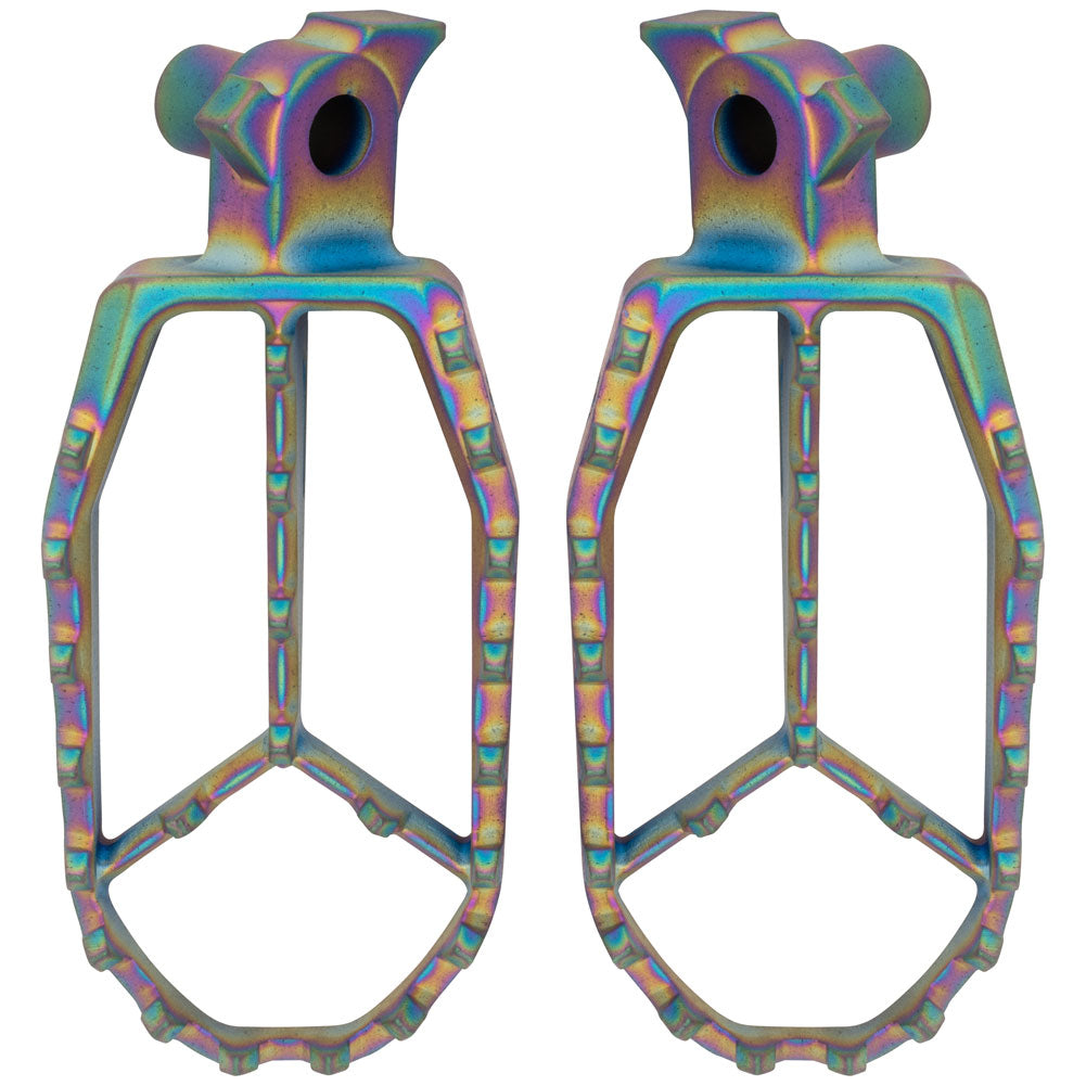 Tusk Blitz Titanium Moto Foot Pegs Yamaha YZ250F 2023–2026 - Adventure Parts