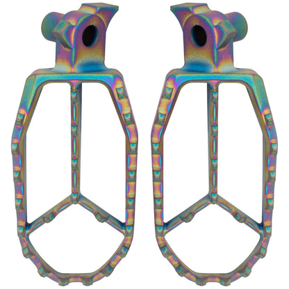 Tusk Blitz Titanium Moto Foot Pegs Yamaha YZ250F 2023–2026 - Adventure Parts
