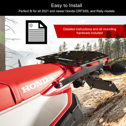 Tusk Top Rack Honda CRF300L 2021–2024