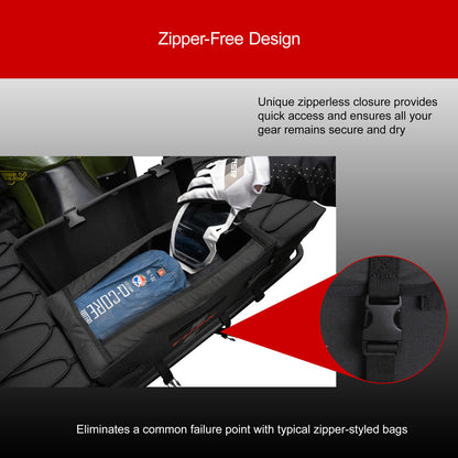 Tusk Trail-Runner Zipperless ATV Rear Rack Bag Honda TRX 200/D 1984-2026