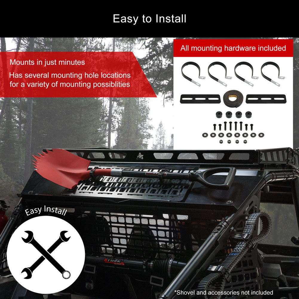 Tusk Universal Aluminum MOLLE Panel Polaris RZR XP/XP4 1000