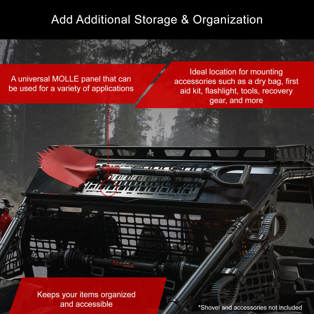 Tusk Universal Aluminum MOLLE Panel Polaris RZR XP/XP4 1000