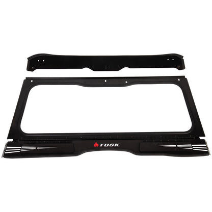 Tusk UTV Folding Glass Windshield with Windshield Wiper Yamaha Wolverine RMAX2 1000 2021-2025