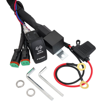 Tusk UTV LED Side View Mirrors Honda Talon 1000R 2019–2025