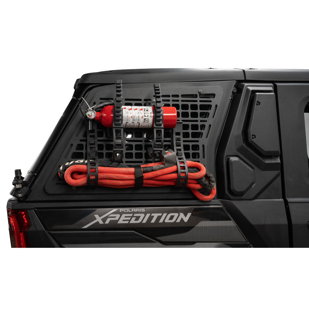 Tusk Aluminum MOLLE Panel Rear Exterior Window Polaris XPEDITION ADV 5 Premium 2024-2026 - Adventure Parts