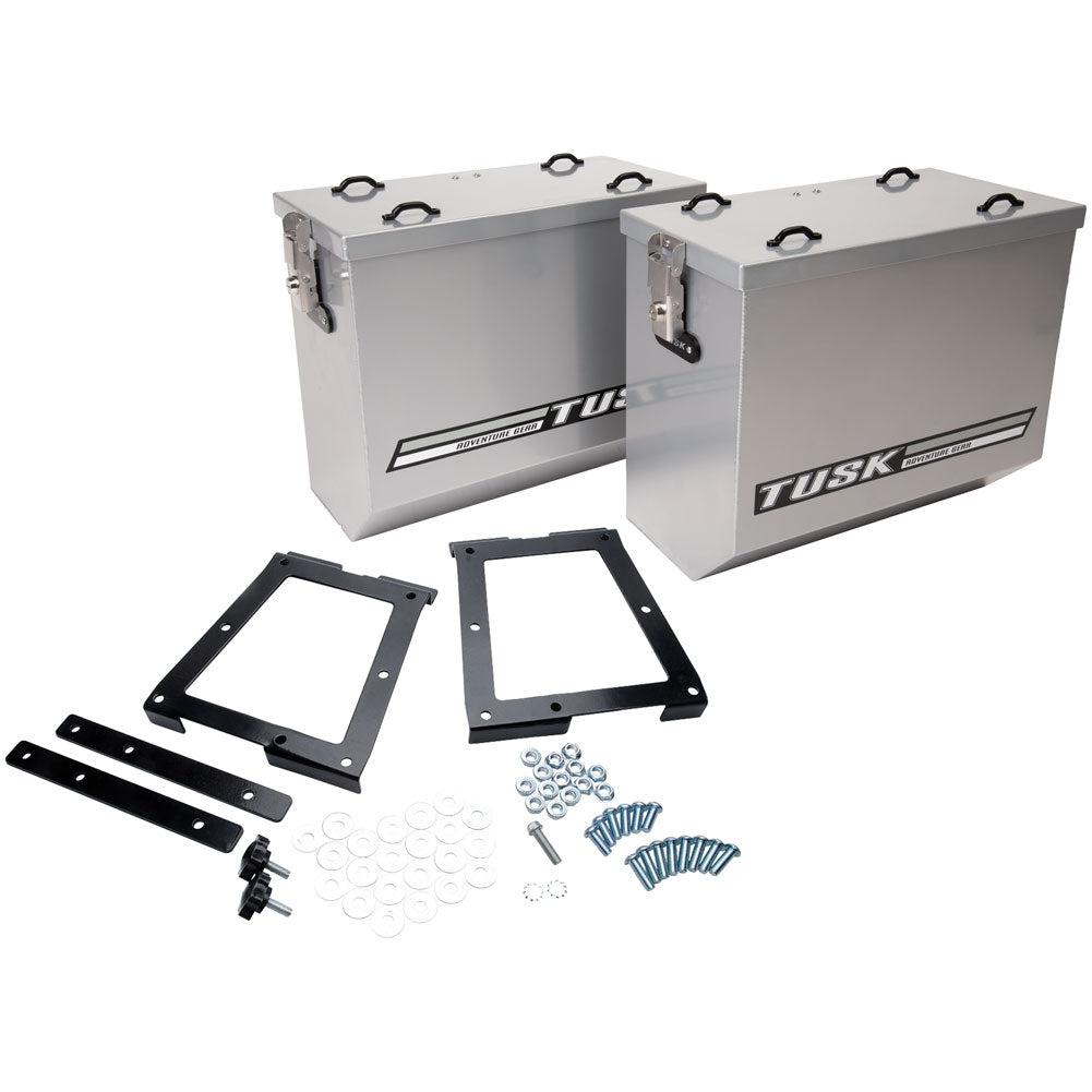 Tusk Aluminum V2 Motorcycle Panniers | Adventure Parts