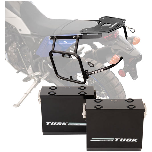 Tusk Aluminum Panniers w/ Pannier Racks Yamaha Tenere 700 2025