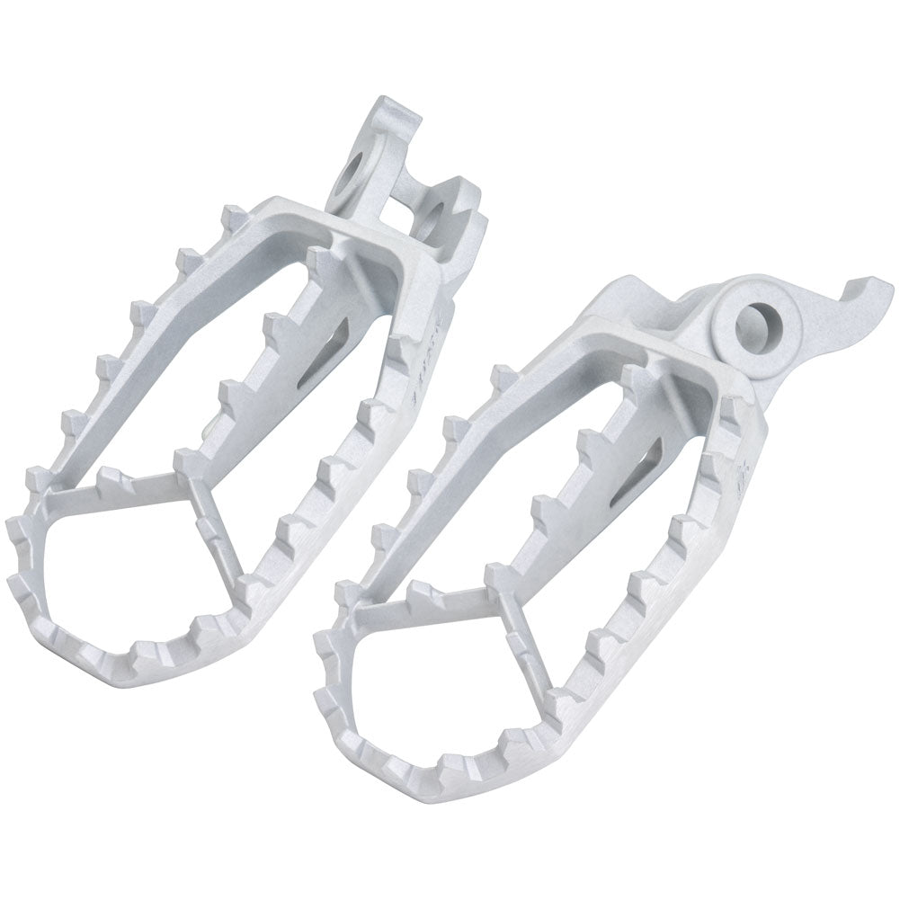 Tusk Blitz Titanium Moto Foot Pegs Jet Fuel Kawasaki KX250 2006–2026 - Adventure Parts