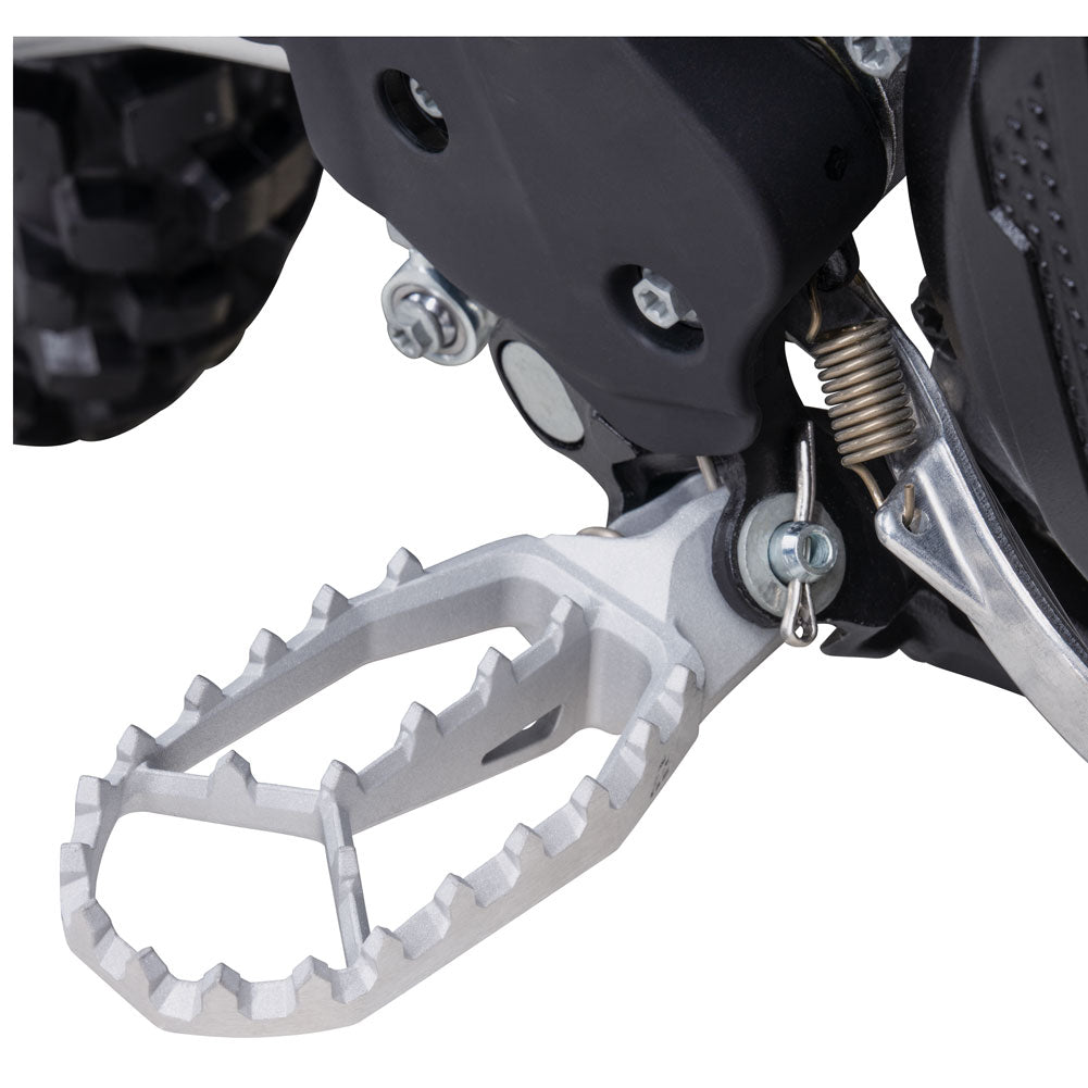 Tusk Blitz Titanium Moto Foot Pegs Jet Fuel KTM 125 SX (Fuel Injected) 2022-2026 - Adventure Parts